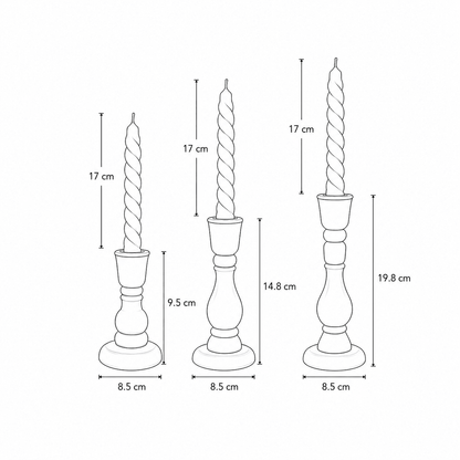 Set Candelabros Roma - Cala de Oro
