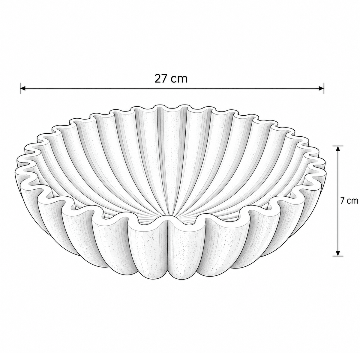 Vela Dahlia Blanca - Cala de Oro